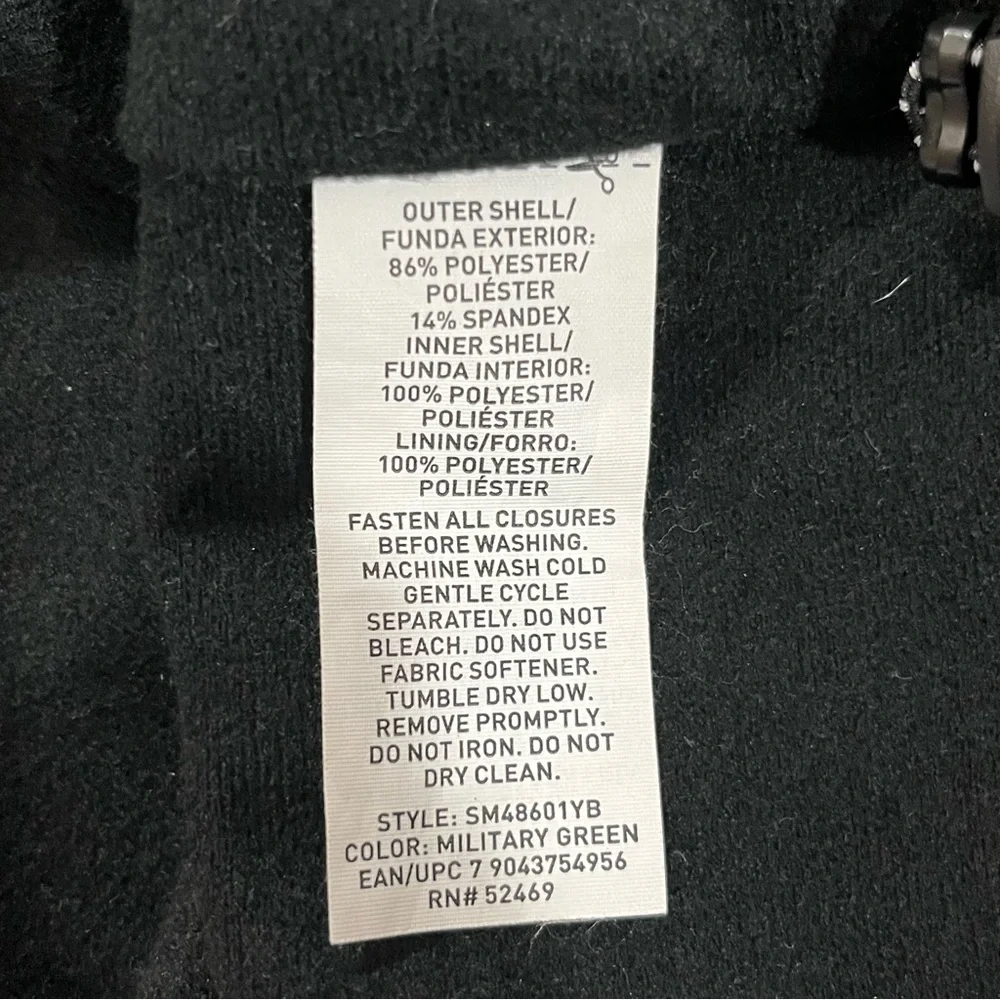 Swiss Tech Jacket Men’s 2XL Dark Green Full Zip Mock Neck Casual Pockets - Picture 7 of 8